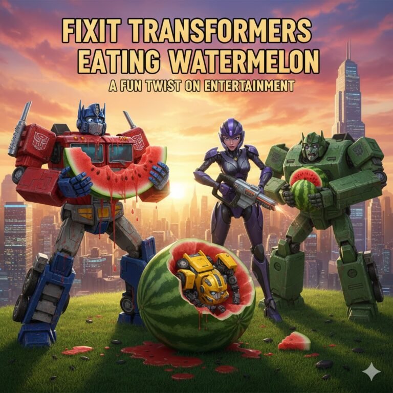 Fixit Transformers Eating Watermelon