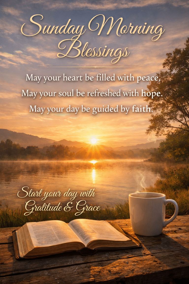 Powerful Inspirational Sunday Morning Blessings