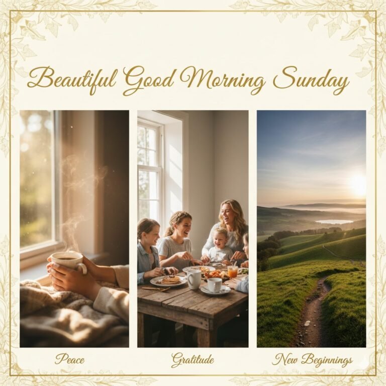 Beautiful Good Morning Sunday