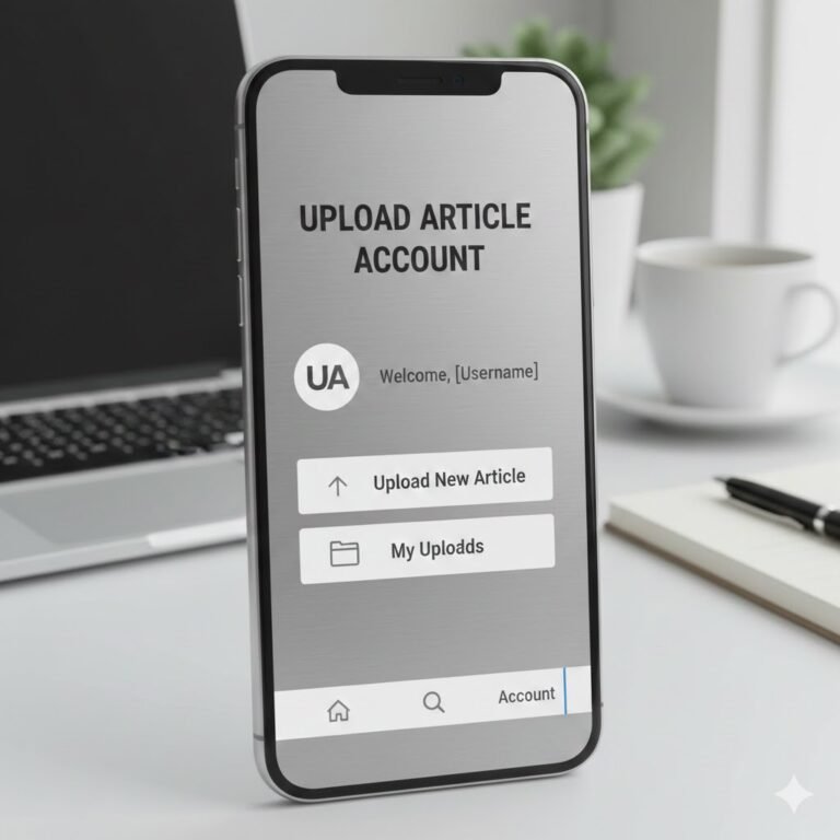 UploadArticle Account Explained: How to Create, Use, and Benefit From It in 2026 UploadArticle Account